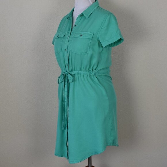 Love Tree Tencel Shirt Dress NEW M - Picture 3 of 10